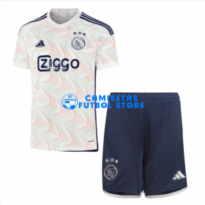 Camiseta Ajax de Ámsterdam 2ª Equipación 2023/2024 Niño Kit