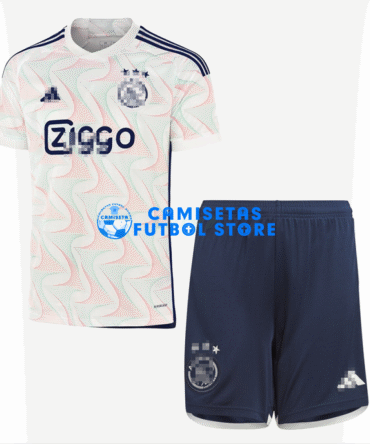 Camiseta Ajax de Ámsterdam 2ª Equipación 2023/2024 Niño Kit