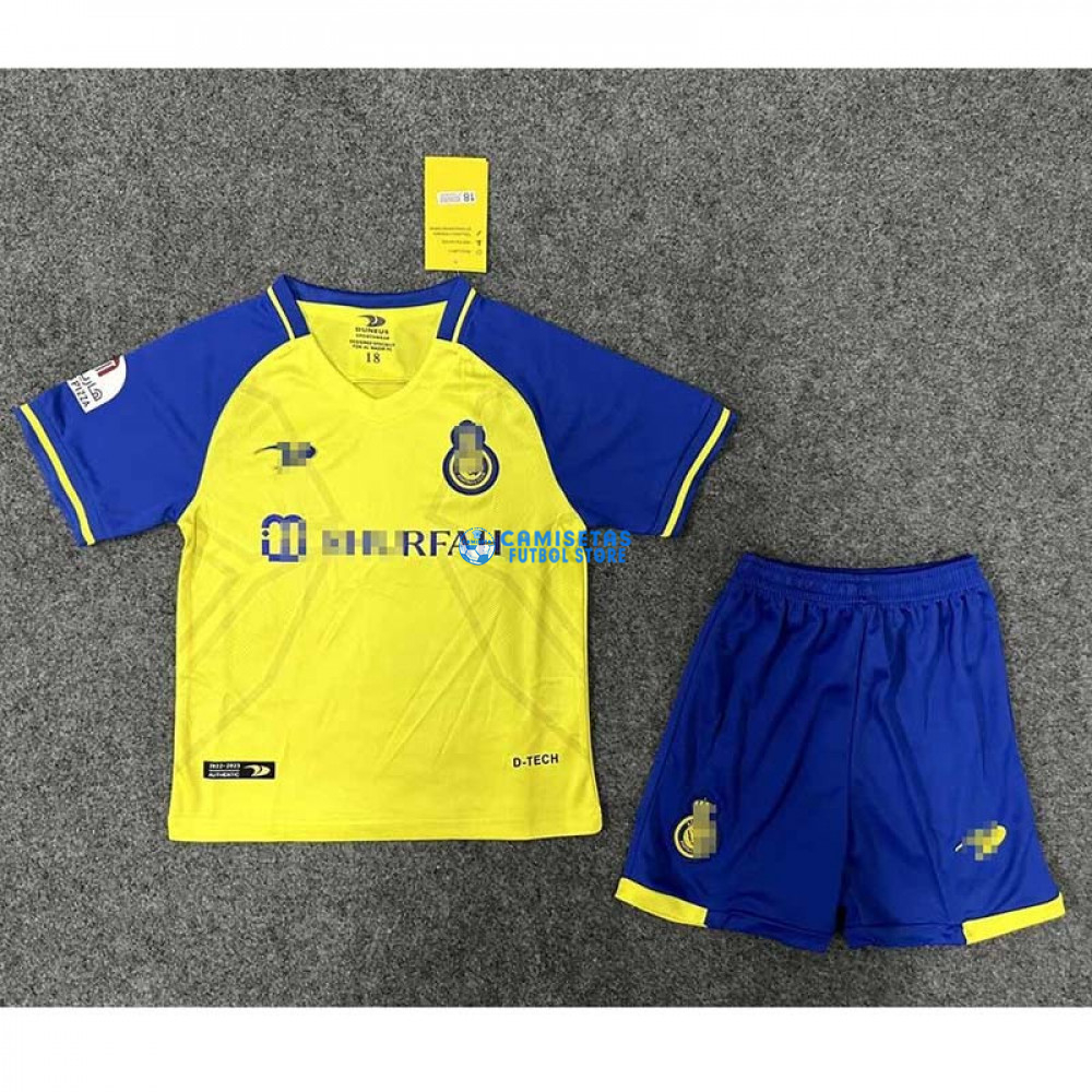 Camiseta Al-Nassr FC 1ª Equipación 2022/2023 Niño Kit - Imagen 5