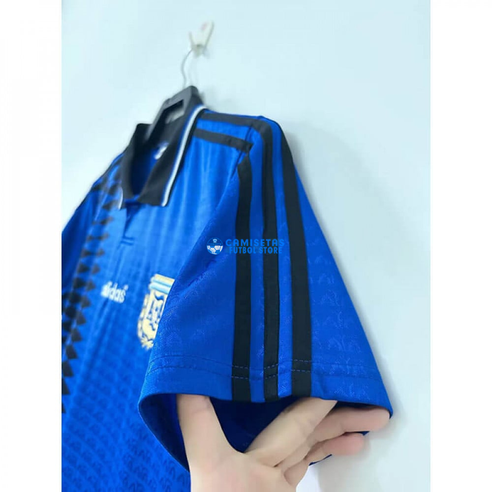 Camiseta Argentina 2ª Equipación Retro 1994 - Imagen 4