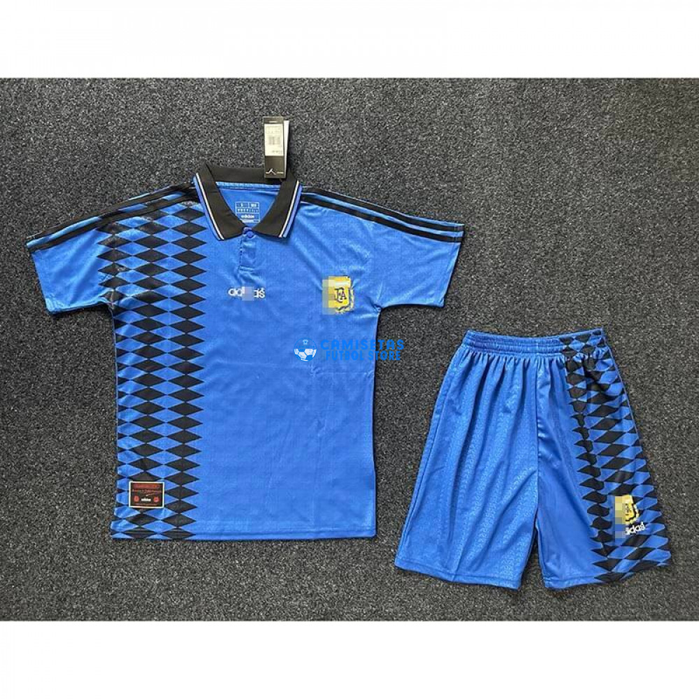 Camiseta Argentina 2ª Equipación Retro 1994 - Imagen 5