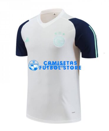 Camiseta de Entrenamiento Ajax de Ámsterdam 2023/2024 Blanco/Azul Marino