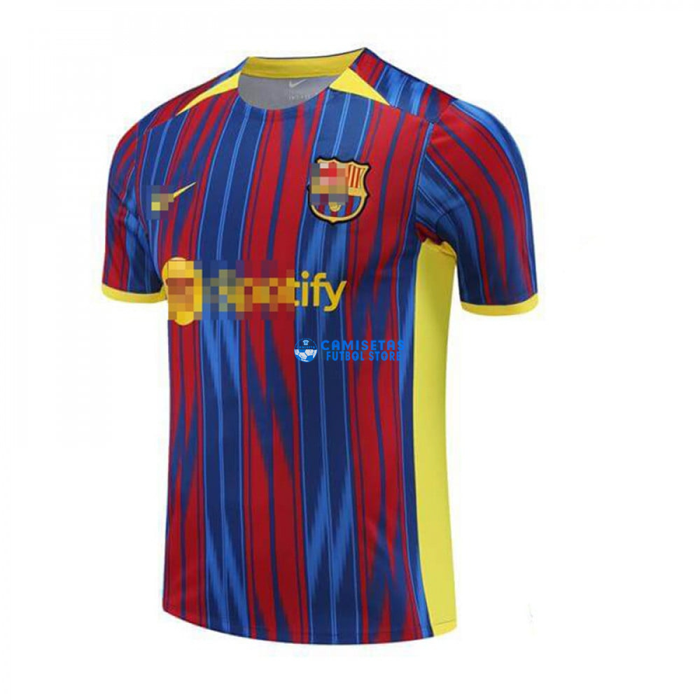Camiseta de Entrenamiento Barcelona 2023/2024 Azul/Rojo