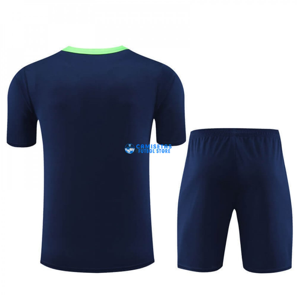 Camiseta de Entrenamiento Brasil 2023 Azul Marino/Verde - Imagen 3