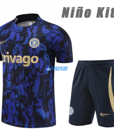 Camiseta de Entrenamiento Chelsea 2023/2024 Niño Kit Azul