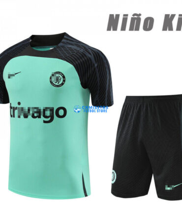 Camiseta de Entrenamiento Chelsea 2023/2024 Niño Kit Verde
