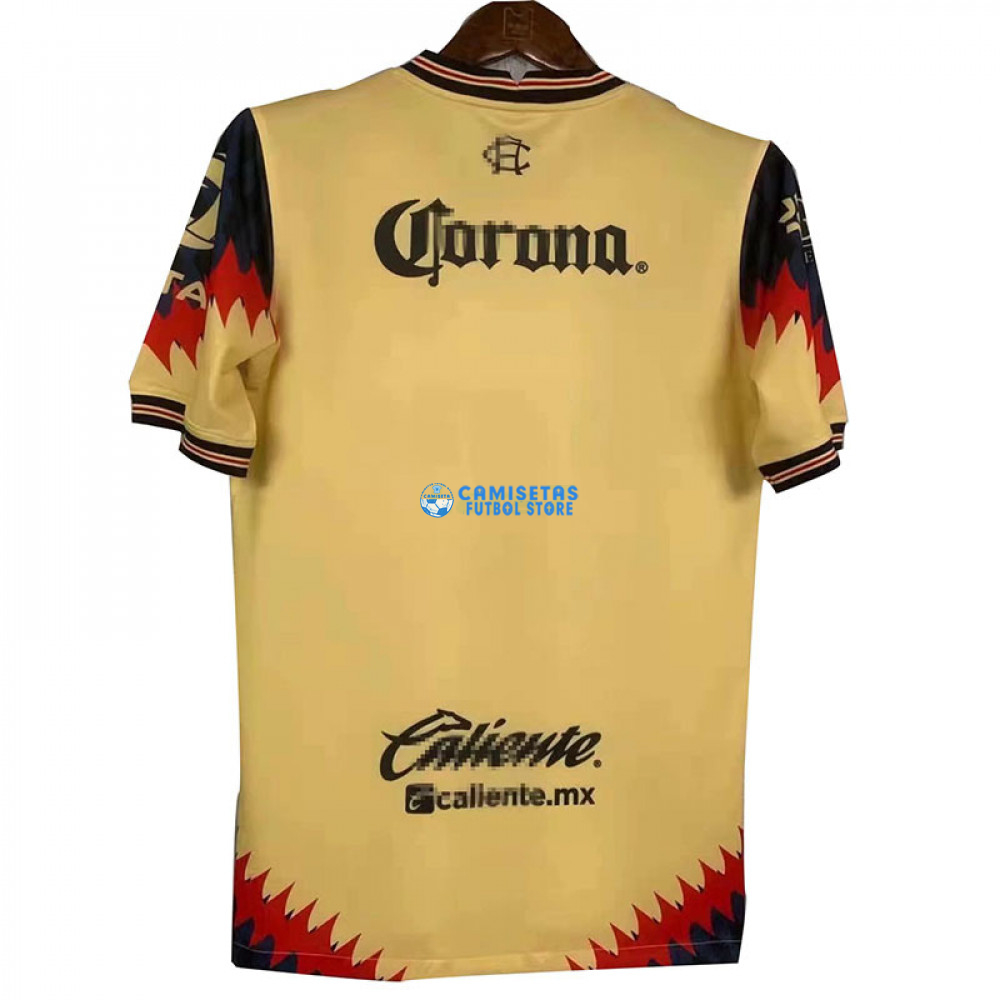Camiseta de Entrenamiento Club America 2021/2022 Amarillo/Negro - Imagen 2