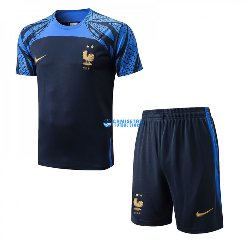 Camiseta de Entrenamiento Francia 2022 Azul - Imagen 3