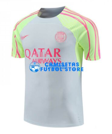 Camiseta de Entrenamiento PSG 2023/2024 Gris Claro/Verde