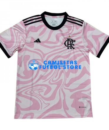 Camiseta Flamengo 2023/2024 Rosa/Blanco