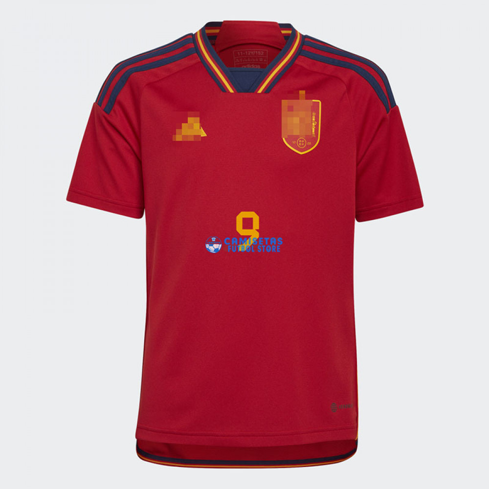 Camiseta Gavi 9 España 1ª Equipación 2022 Mundial - Imagen 2