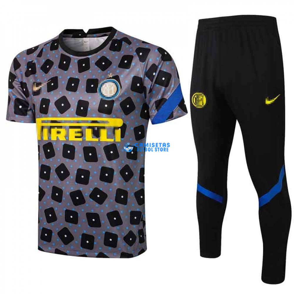 Camiseta de Entrenamiento Inter De Milan 2021/2022 Estampado Gris - Imagen 4