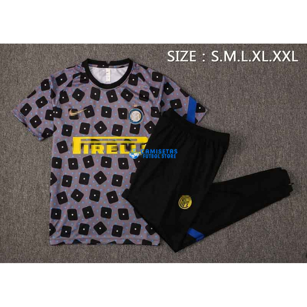 Camiseta de Entrenamiento Inter De Milan 2021/2022 Estampado Gris - Imagen 2