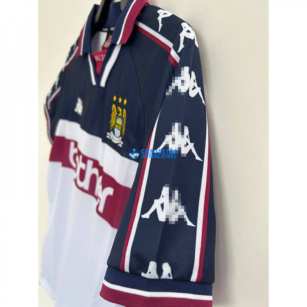Camiseta Manchester City 2ª Equipación Retro 1997/98 - Imagen 3
