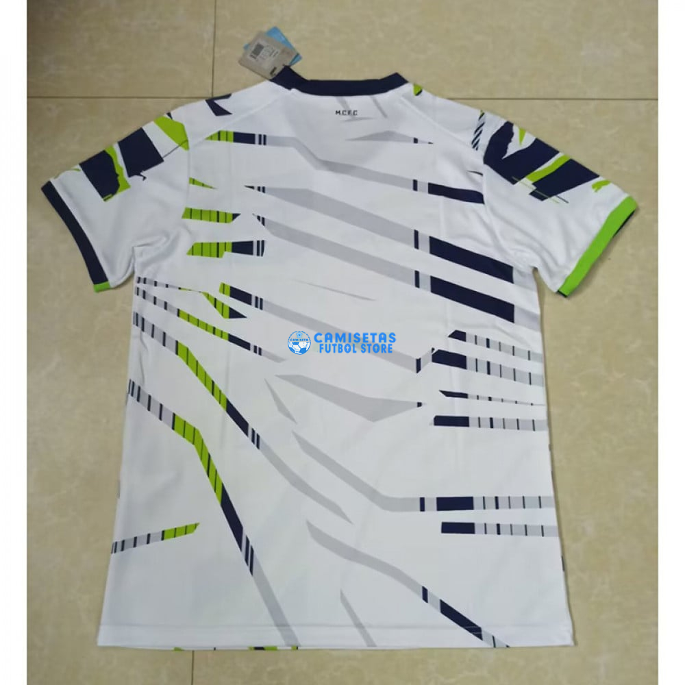 Camiseta Manchester City 2023/2024 Blanco/Verde - Imagen 2