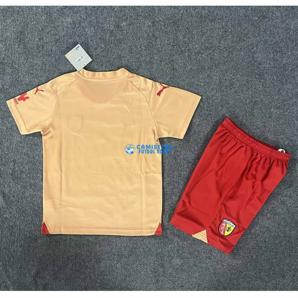Camiseta RC Lens 2023/2024 Dorado Niño Kit - Imagen 3