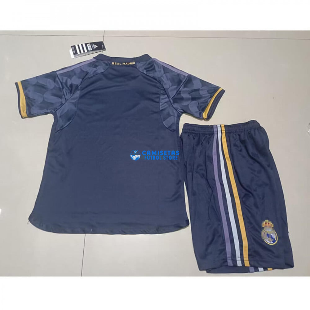 Camiseta Real Madrid 2ª Equipación 2023/2024 Niño Kit - Imagen 4