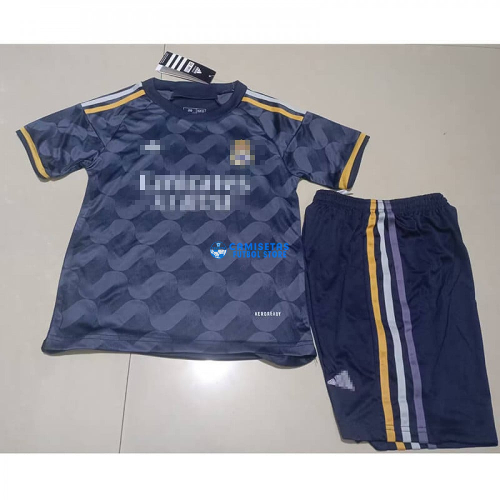 Camiseta Real Madrid 2ª Equipación 2023/2024 Niño Kit - Imagen 3