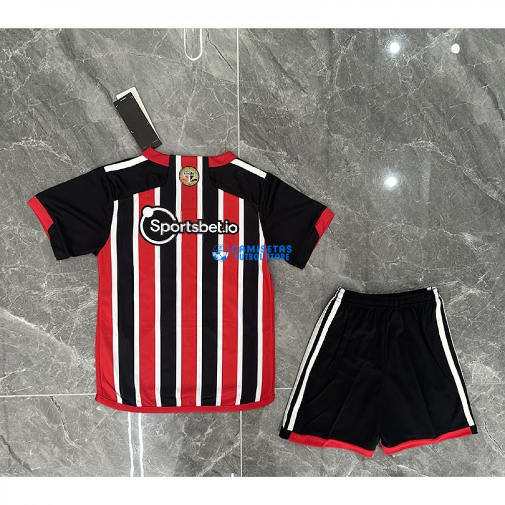 Camiseta São Paulo 2ª Equipación 2023/2024 Niño Kit - Imagen 2