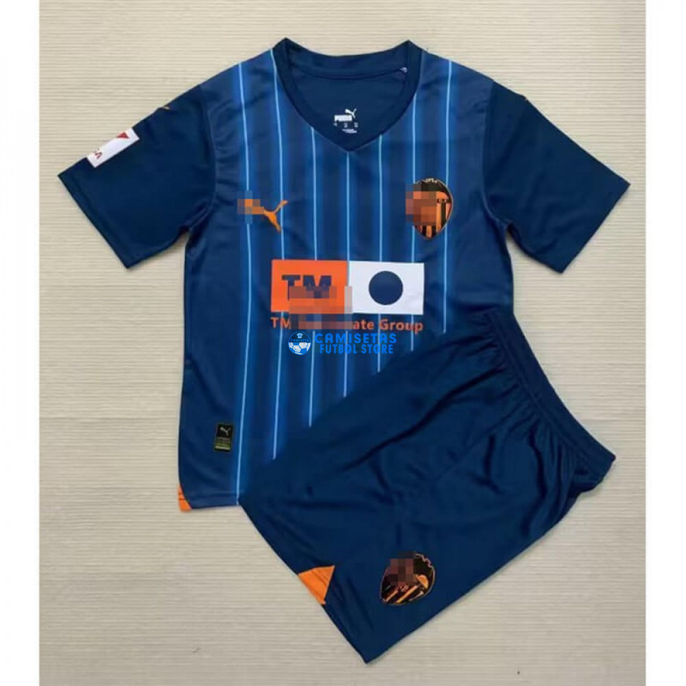 Camiseta Valencia CF 2ª Equipación 2023/2024 Niño Kit - Imagen 2