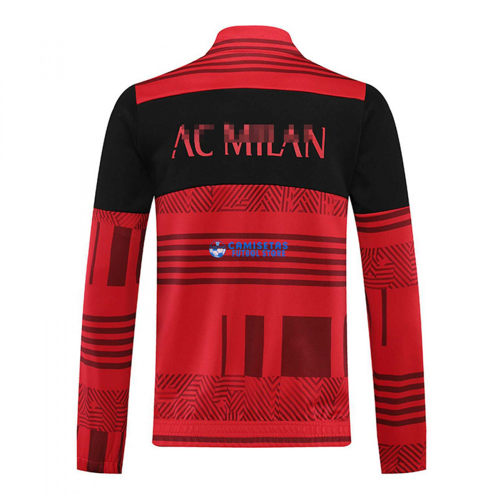 Chaqueta AC Milan 2022/2023 Rojo/Negro - Imagen 2