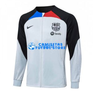 Chaqueta Barcelona 2023/2024 Gris Claro/Negro