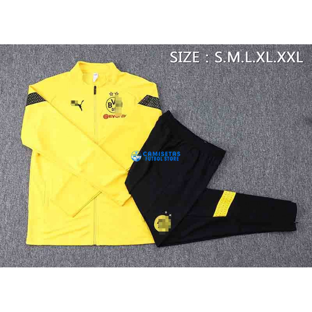 Chandal Borussia Dortmund 2022/2023 Amarillo/Negro - Imagen 3