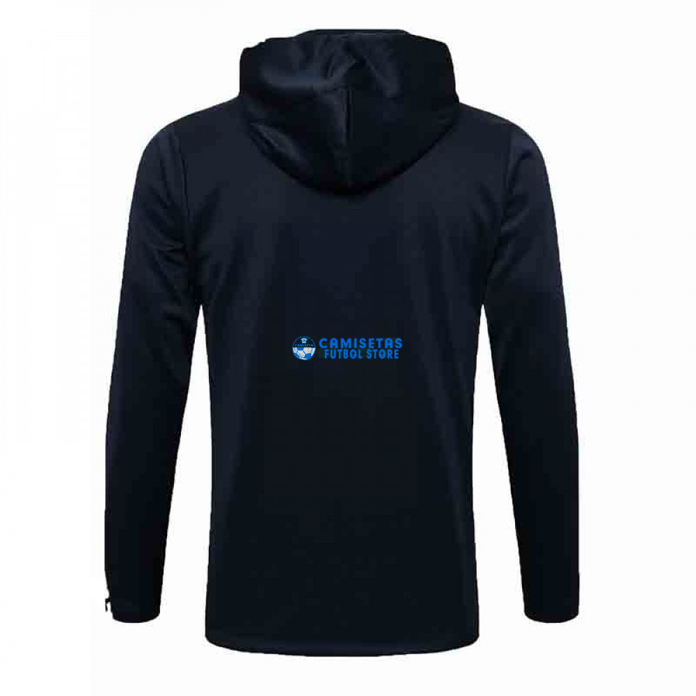 Chaqueta Inglaterra 2021/2022 Con Capucha Azul Marino - Imagen 3