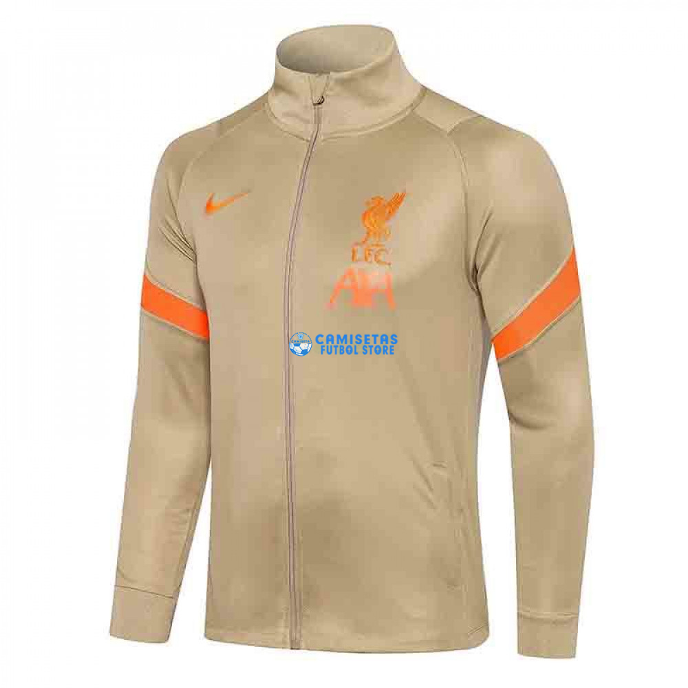 Chaqueta Liverpool 2021/2022 Cuello Alto Caqui