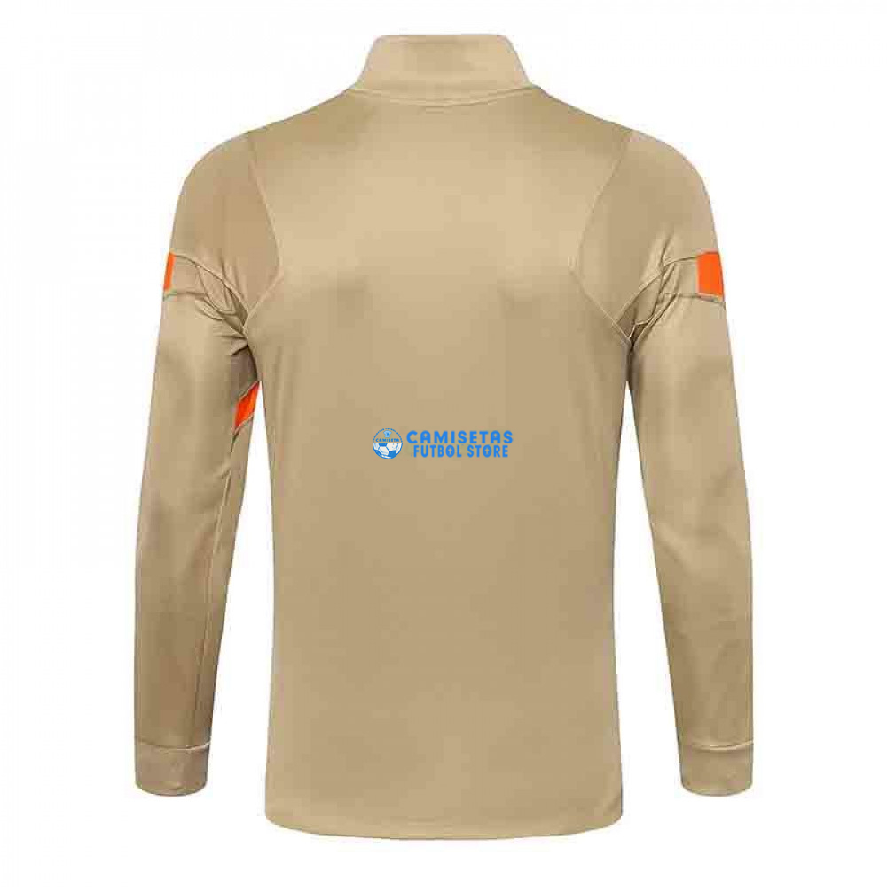 Chaqueta Liverpool 2021/2022 Cuello Alto Caqui - Imagen 3