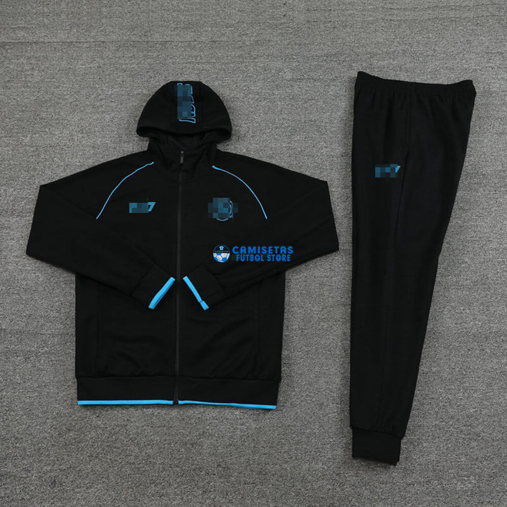 Chandal Napoli 2023/2024 Con Capucha Negro - Imagen 3