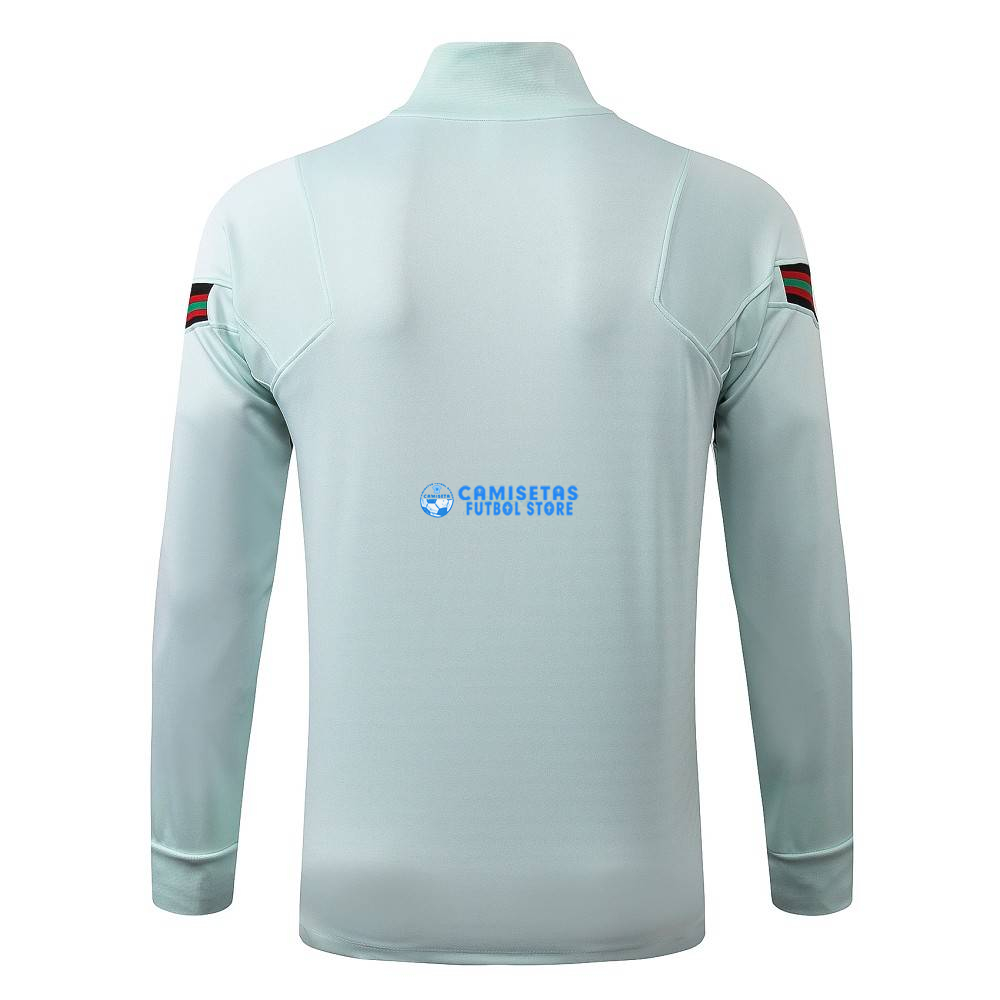 Chaqueta Portugal 2020 Verde Claro Manga Tejido - Imagen 3
