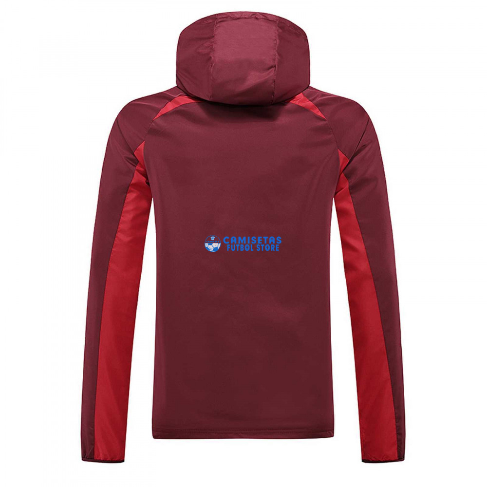 Cortavientos Liverpool 2022/2023 Con Capucha Rojo - Imagen 2