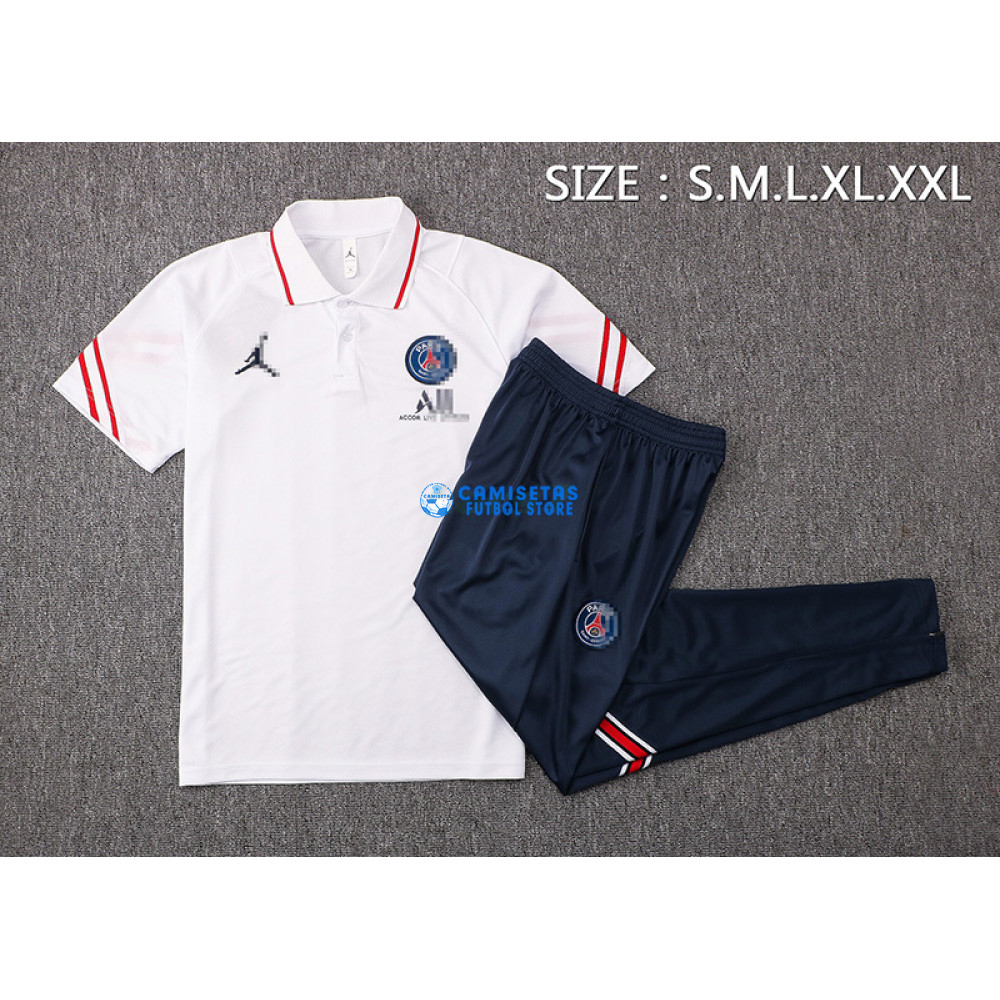 Polo PSG 2021/2022 Jordan Blanco - Imagen 2