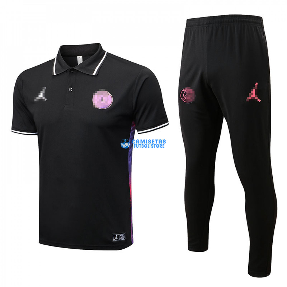 Polo PSG 2022/2023 Kit Negro