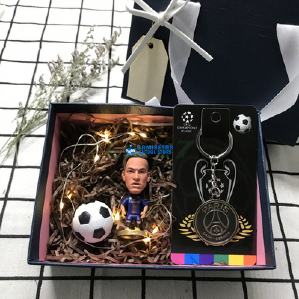 Conjunto de Muñeco tres piezas regalo Fútbol Beckham/Mbappé - Imagen 4