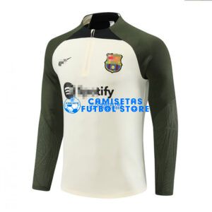 Sudadera de Entrenamiento Barcelona 2023/2024 Beige/Verde