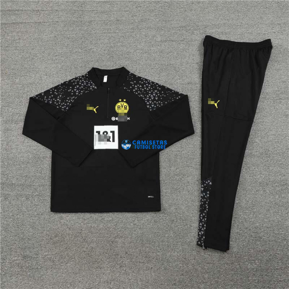 Sudadera de Entrenamiento Borussia Dortmund 2023/2024 Negro - Imagen 4