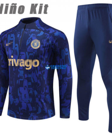 Sudadera de Entrenamiento Chelsea FC 2023/2024 Niño Kit Azul