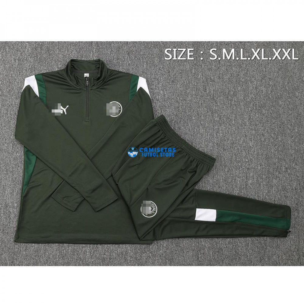 Sudadera de Entrenamiento Manchester City 2023/2024 Verde Oscuro - Imagen 4