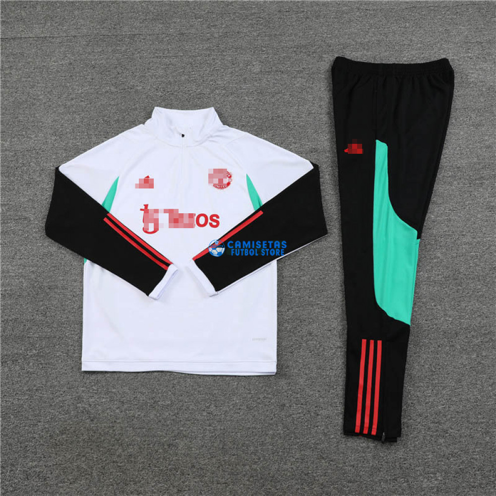 Sudadera de Entrenamiento Manchester United 2023/2024 Blanco/Verde - Imagen 4