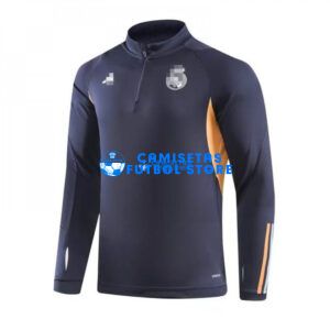 Sudadera de Entrenamiento Real Madrid 2023/2024 Azul Marino/Naranja