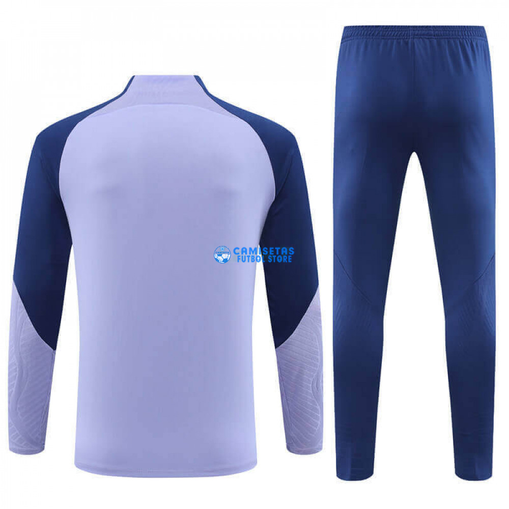 Sudadera de Entrenamiento Tottenham Hotspur 2023/2024 Niño Kit Morado/Azul - Imagen 2