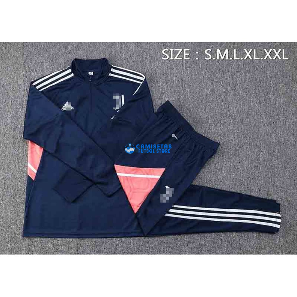 Sudadera De Entrenamiento Juvnetus 2022/2023 Kit Azul Real y Rosa - Imagen 3