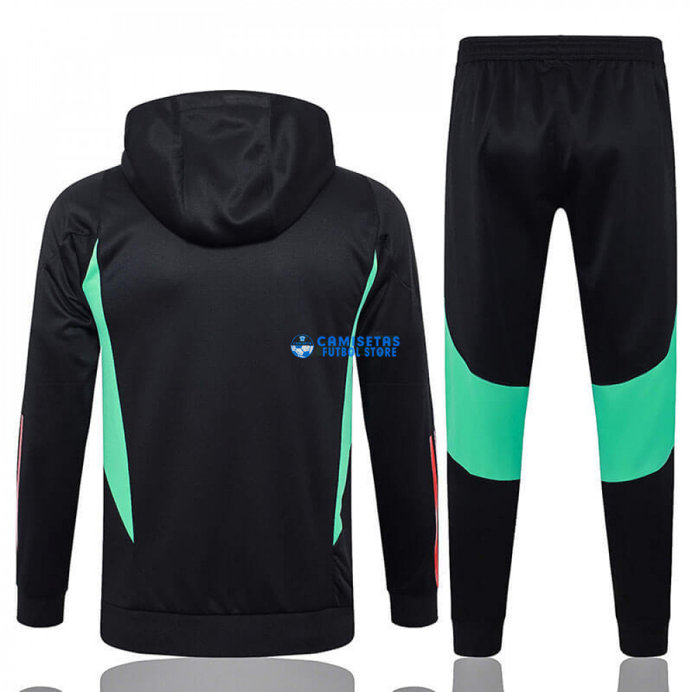 Sudadera De Entrenamiento Manchester United 2023/2024 Con Capucha Negro - Imagen 3