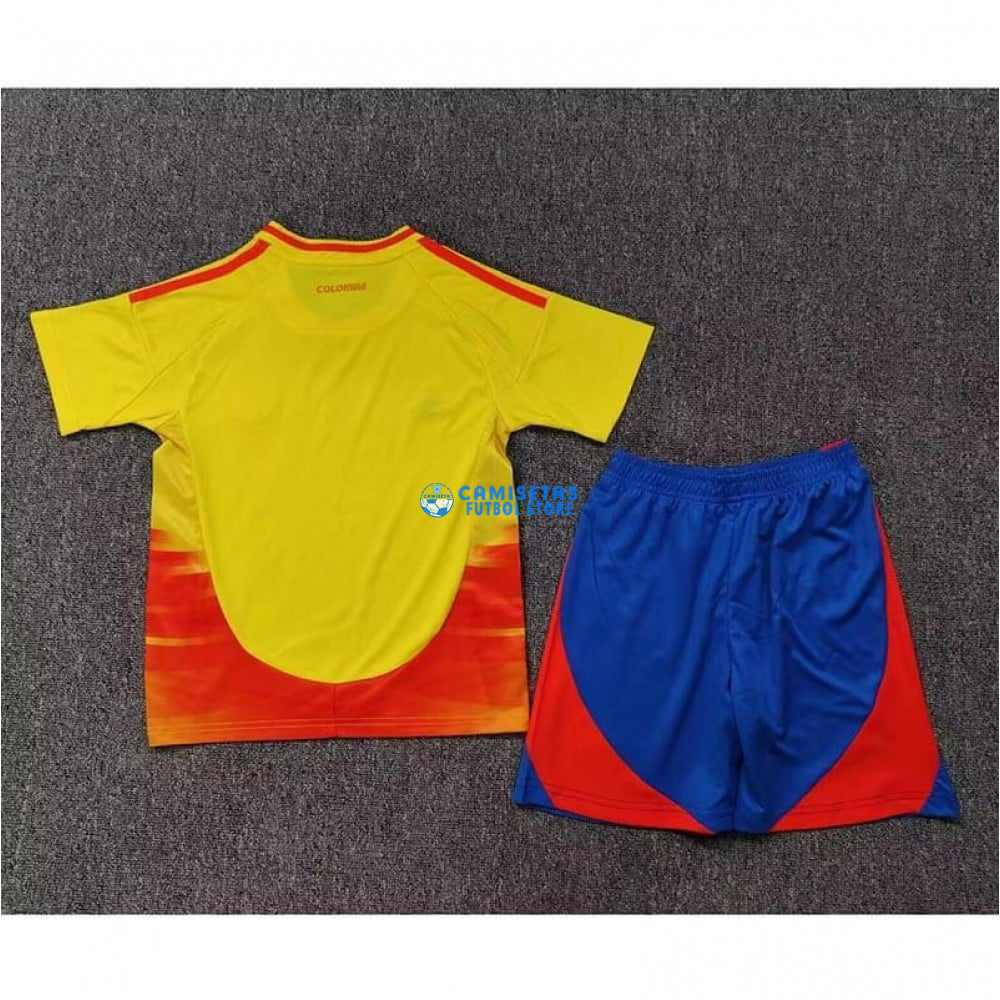 Camiseta Colombia 1ª Equipación 2024 Niño Kit - Imagen 3