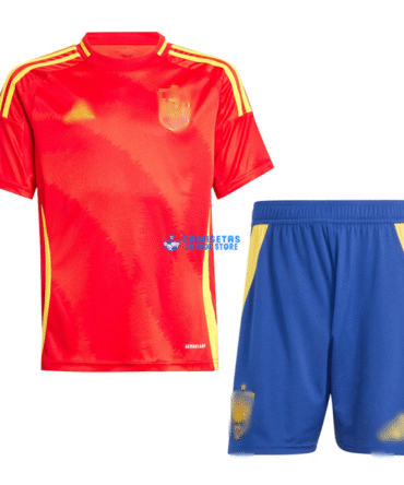 Camiseta España 1ª Equipación 2024 Niño Kit