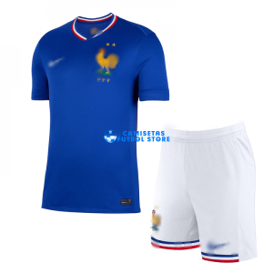 Camiseta Francia 1ª Equipación 2024 Niño Kit