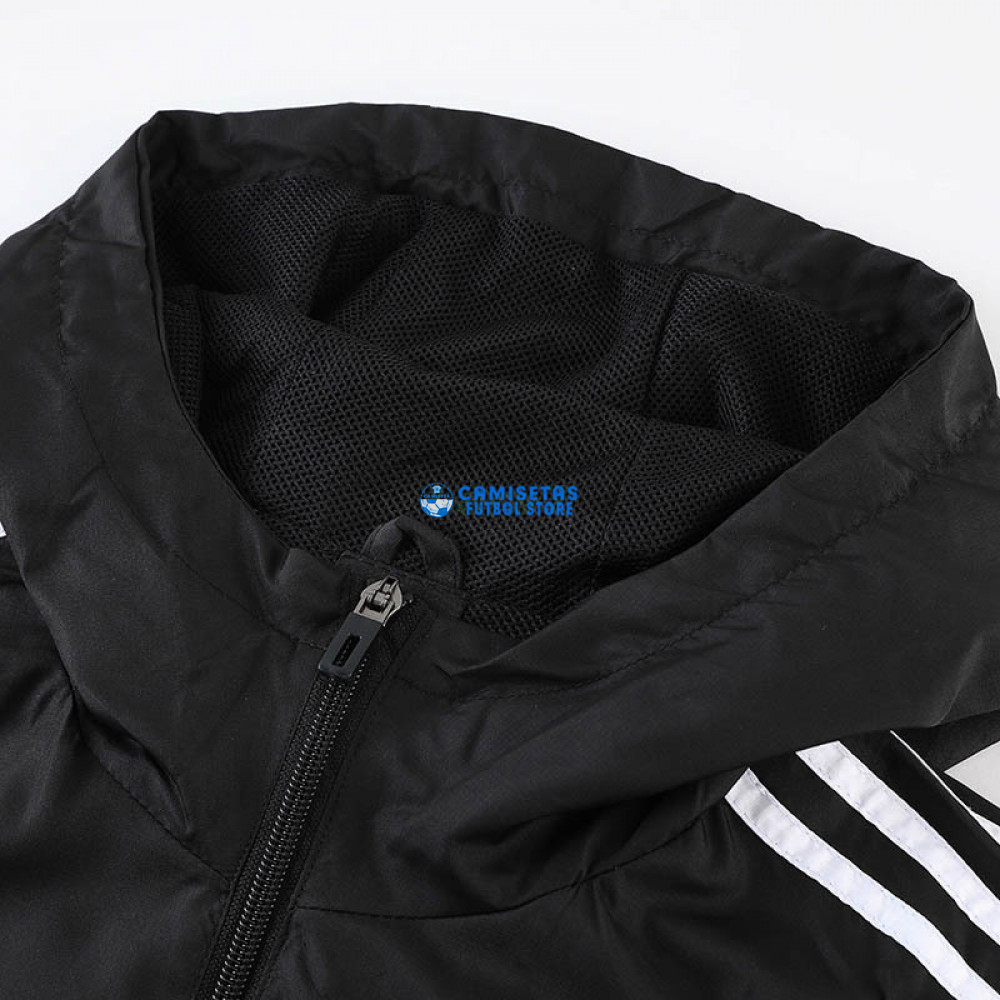 Cortavientos Flamengo 2023/2024 Con Capucha Negro - Imagen 3