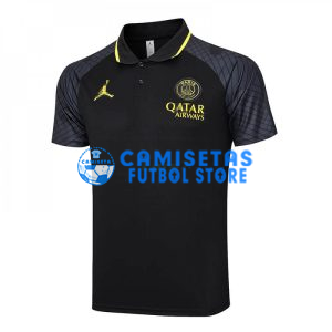 Polo PSG 2023/2024 Negro/Gris